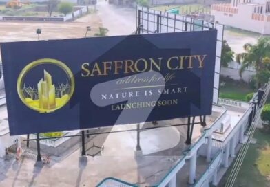 What is the Price of the 5 Marla Plot in Saffron City?
